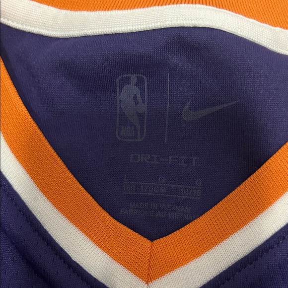 Nike Purple and Orange Basketball Jersey - Picture 3 of 4